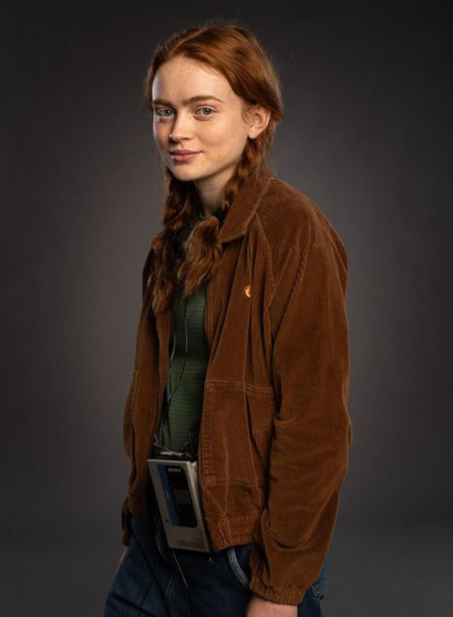 Max Mayfield Stranger Things Brown Corduroy Jacket