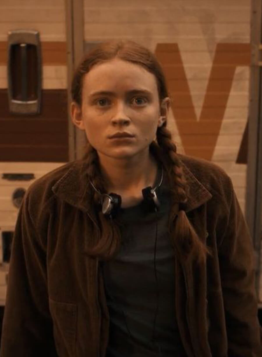 Max Mayfield Stranger Things Brown Corduroy Jacket