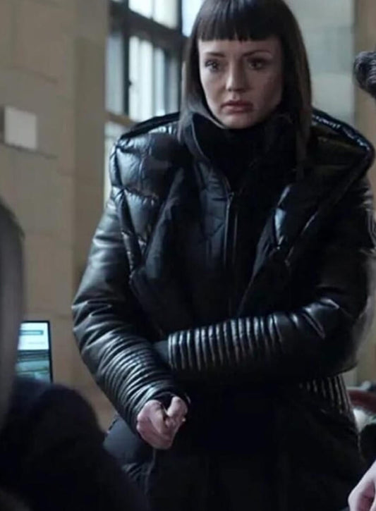 Max Meladze The Recruit S01 Black Puffer Coat
