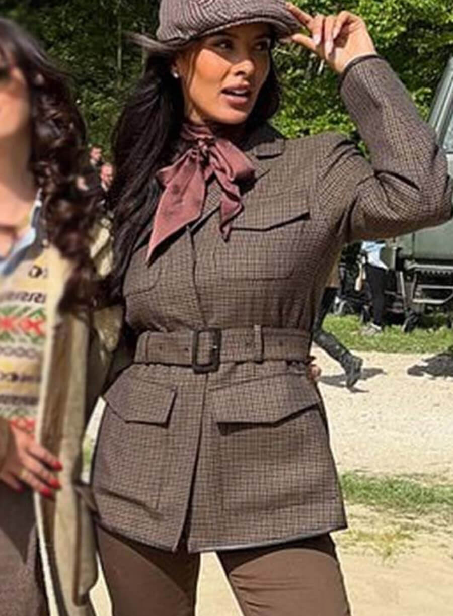 Maya Jama The Gentlemen S02 Wool Jacket