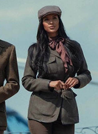 Maya Jama The Gentlemen S02 Wool Jacket