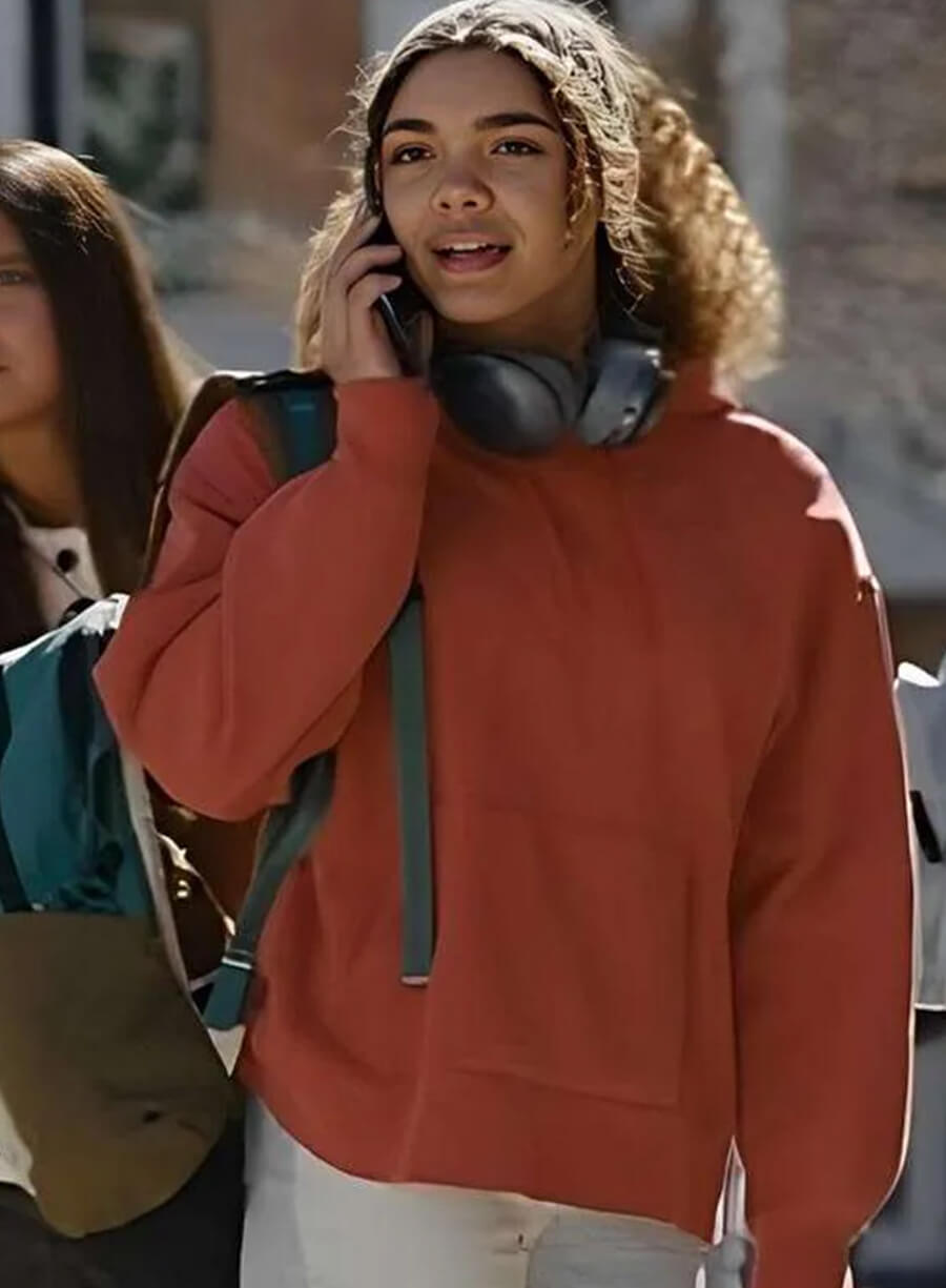 McKenna Roberts Back in Action 2025 Red Hoodie