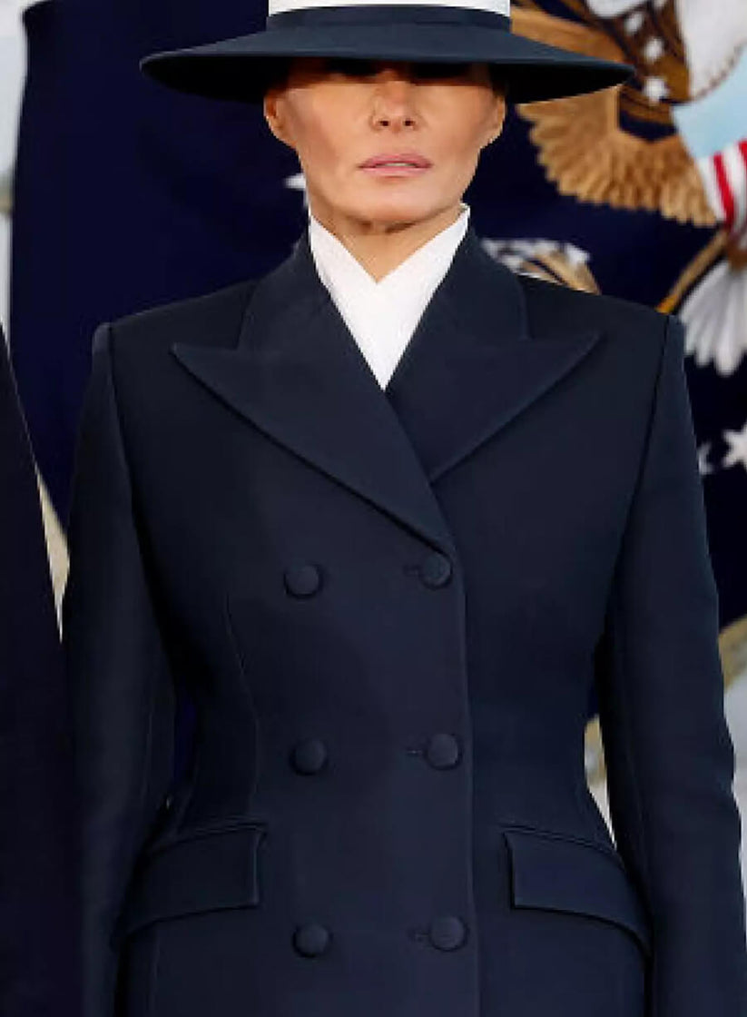 Melania Trump Trump's Inauguration Day 2025 Coat – LeatherJacketMerchant