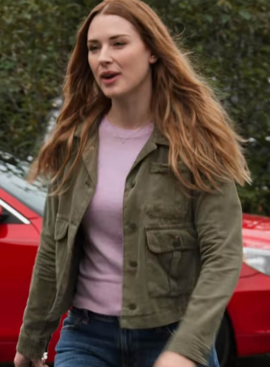 Melinda Monroe Virgin River Green Cotton Jacket