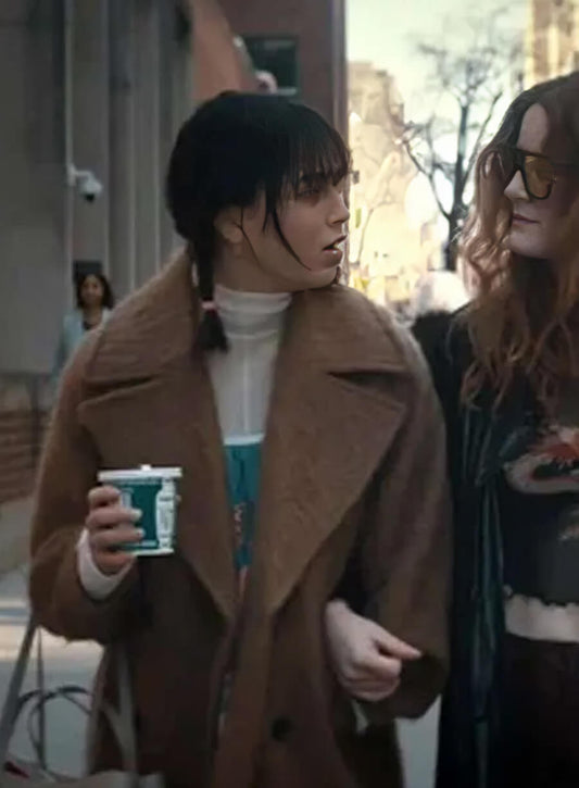 Melissa Barrera Your Monster 2024 Brown Coat