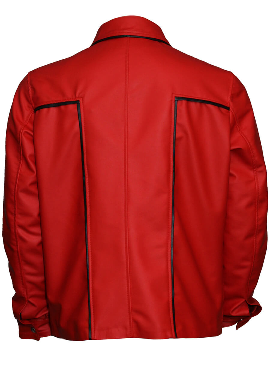 Men Vintage Celebrity Leather Jacket