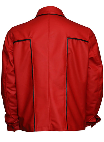 Men Vintage Celebrity Leather Jacket