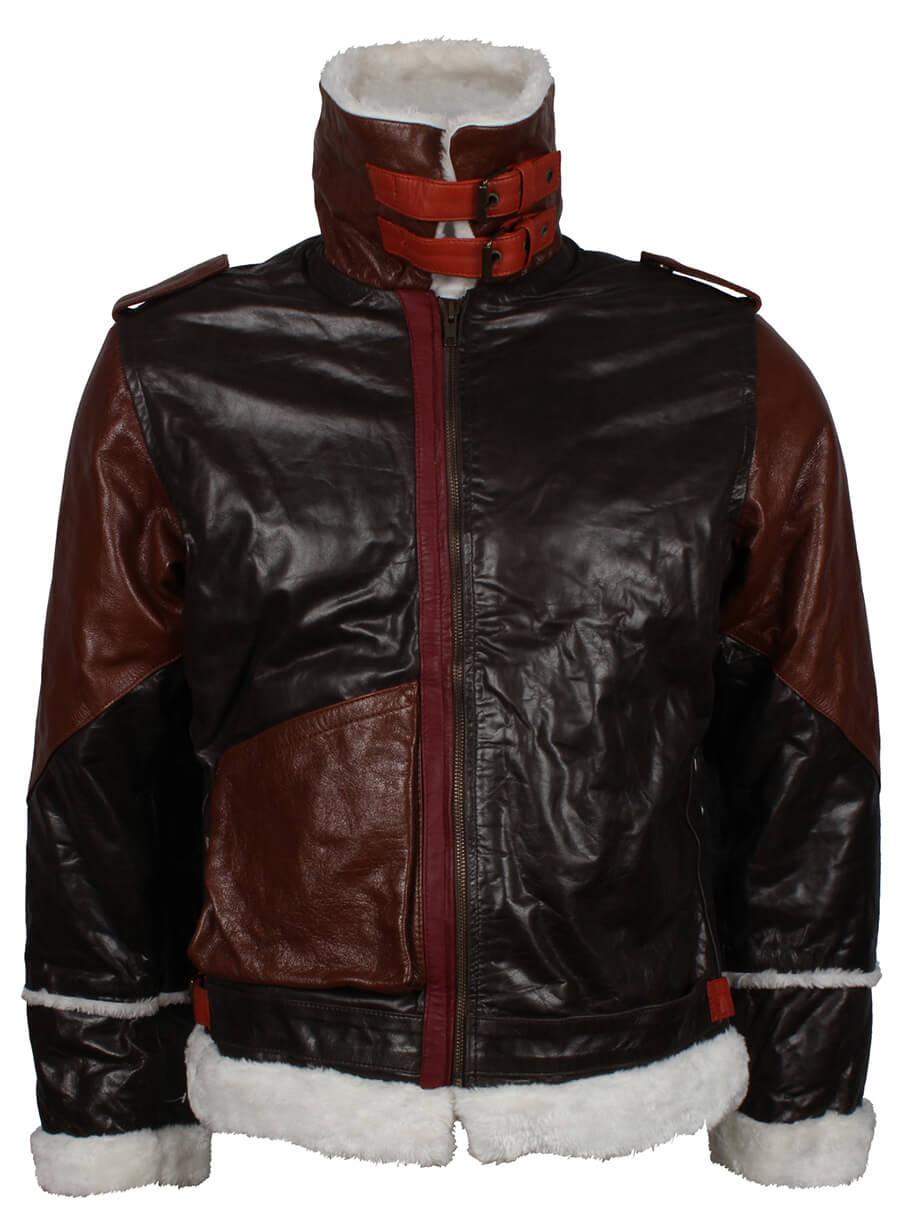 Mens Aviator B3 Bomber Leather Jacket