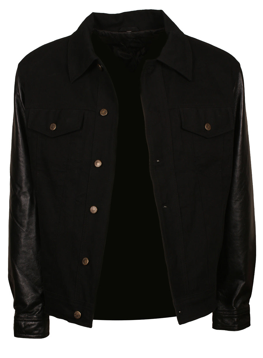 Men's Black Varsity Jacket