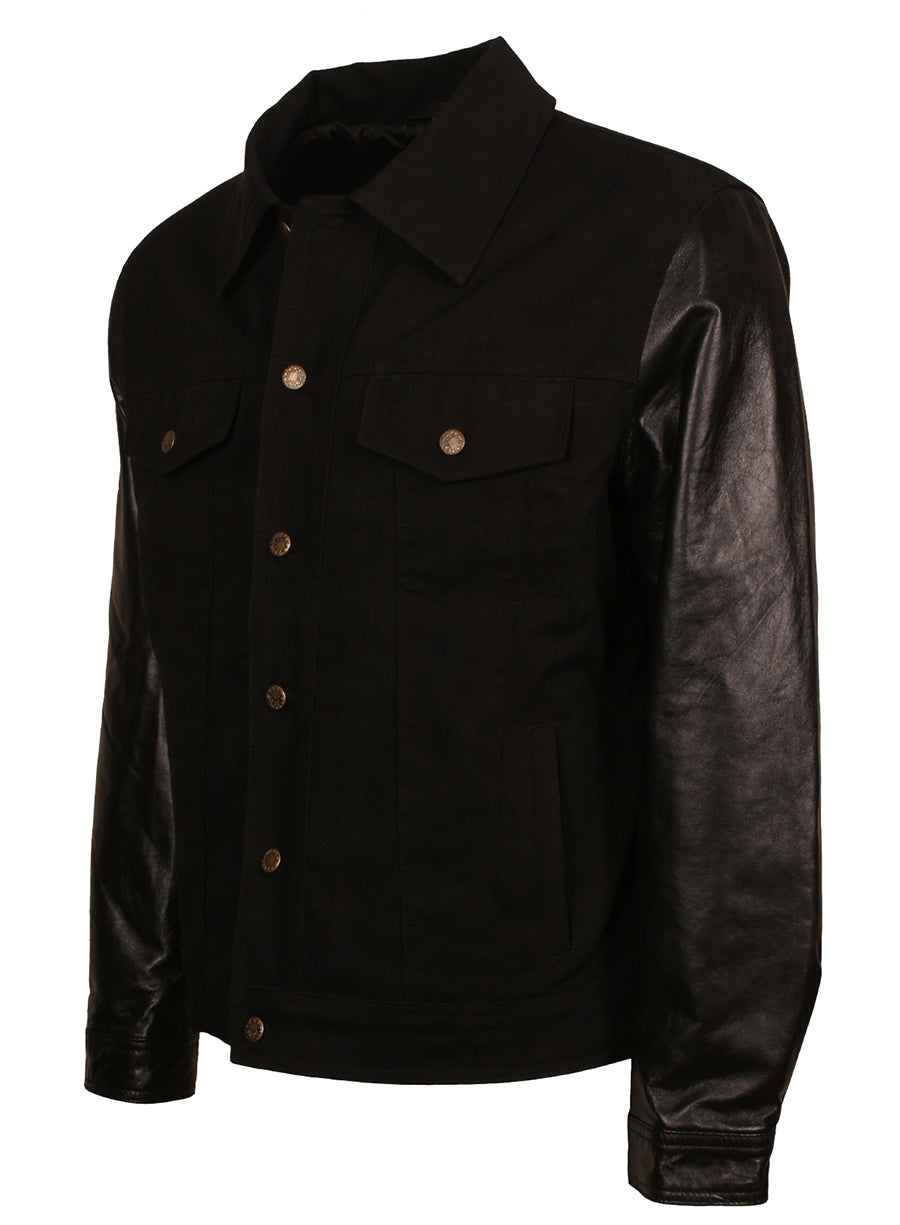 Men's Black Varsity Jacket