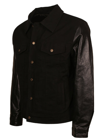 Men's Black Varsity Jacket