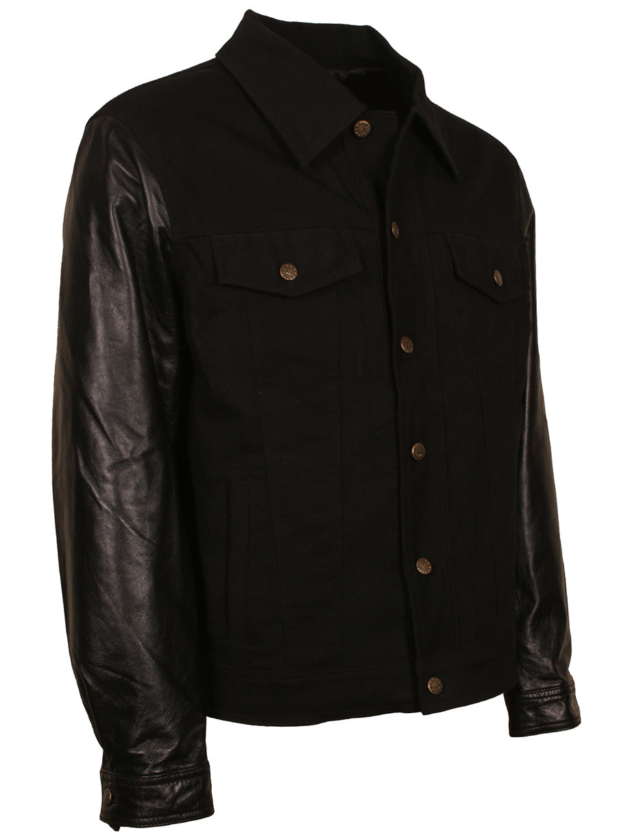 Men's Black Varsity Jacket