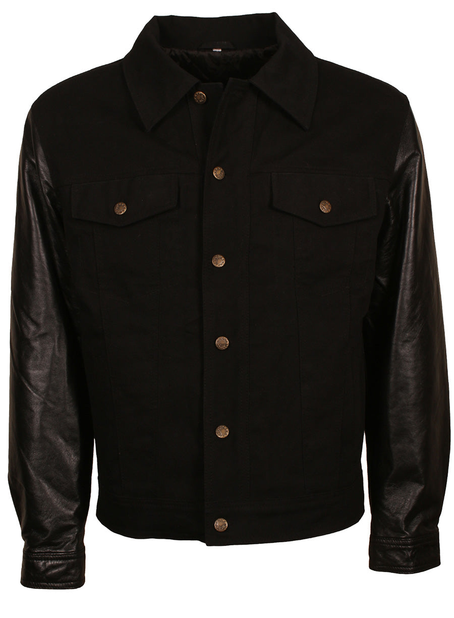Men's Black Varsity Jacket