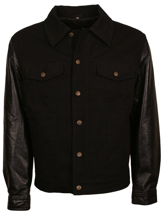 Men's Black Varsity Jacket