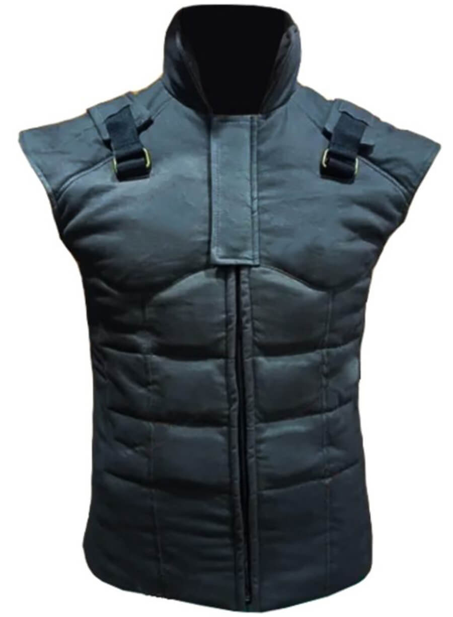 Metal Gear 2 Solid Snake Leather Vest Costume