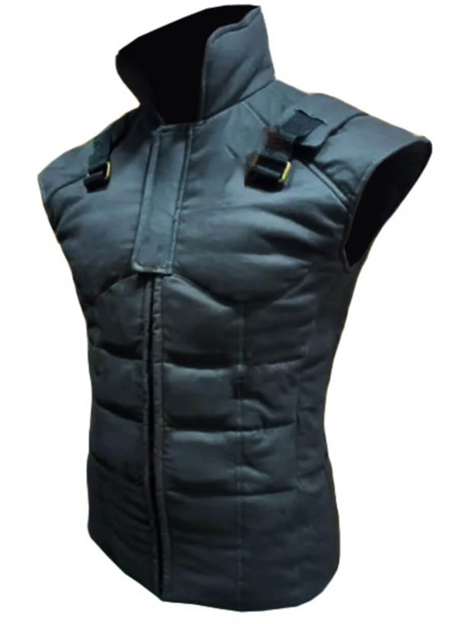 Metal Gear 2 Solid Snake Leather Vest Costume