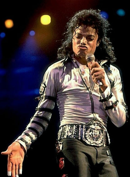 Michael Jackson Bad World Tour Silver Jacket