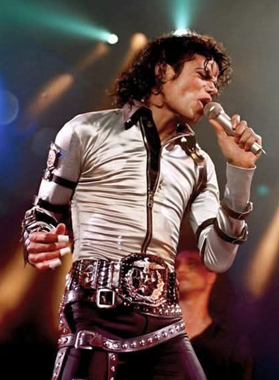 Michael Jackson Bad World Tour Silver Jacket