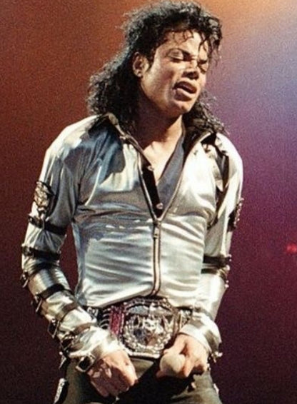 Michael Jackson Bad World Tour Silver Jacket