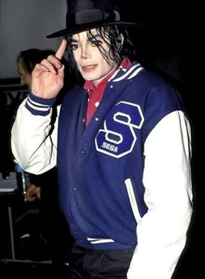 Michael Jackson Sega Varsity Wool Jacket