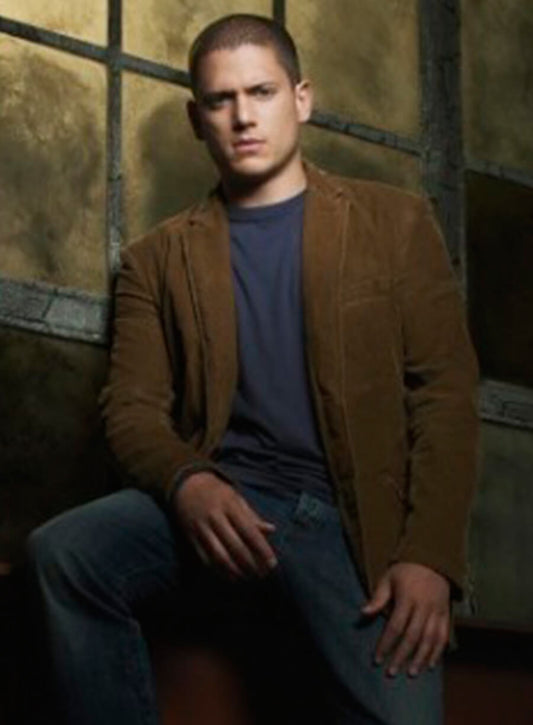 Michael Scofield Prison Break Brown Blazer