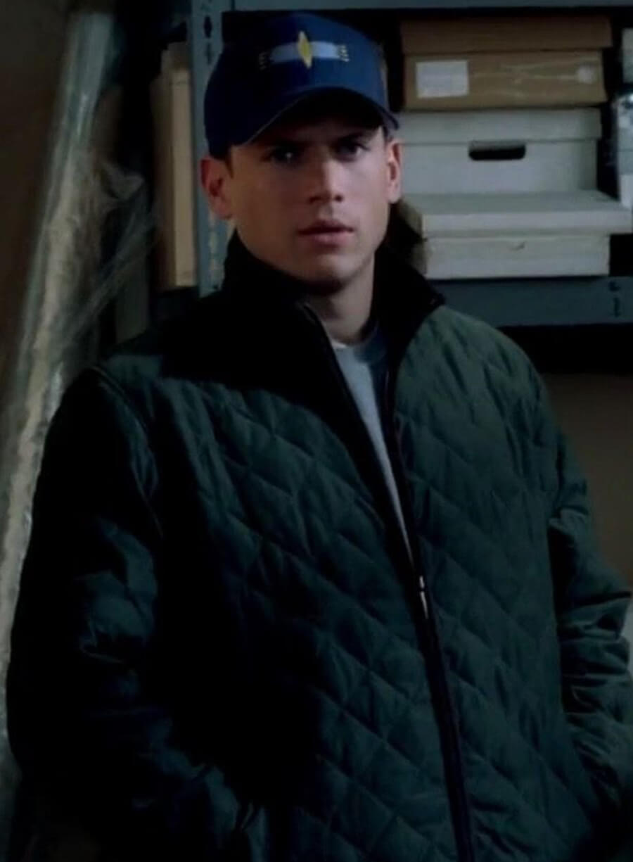 Michael Scofield Prison Break S02 Quilted Jacket