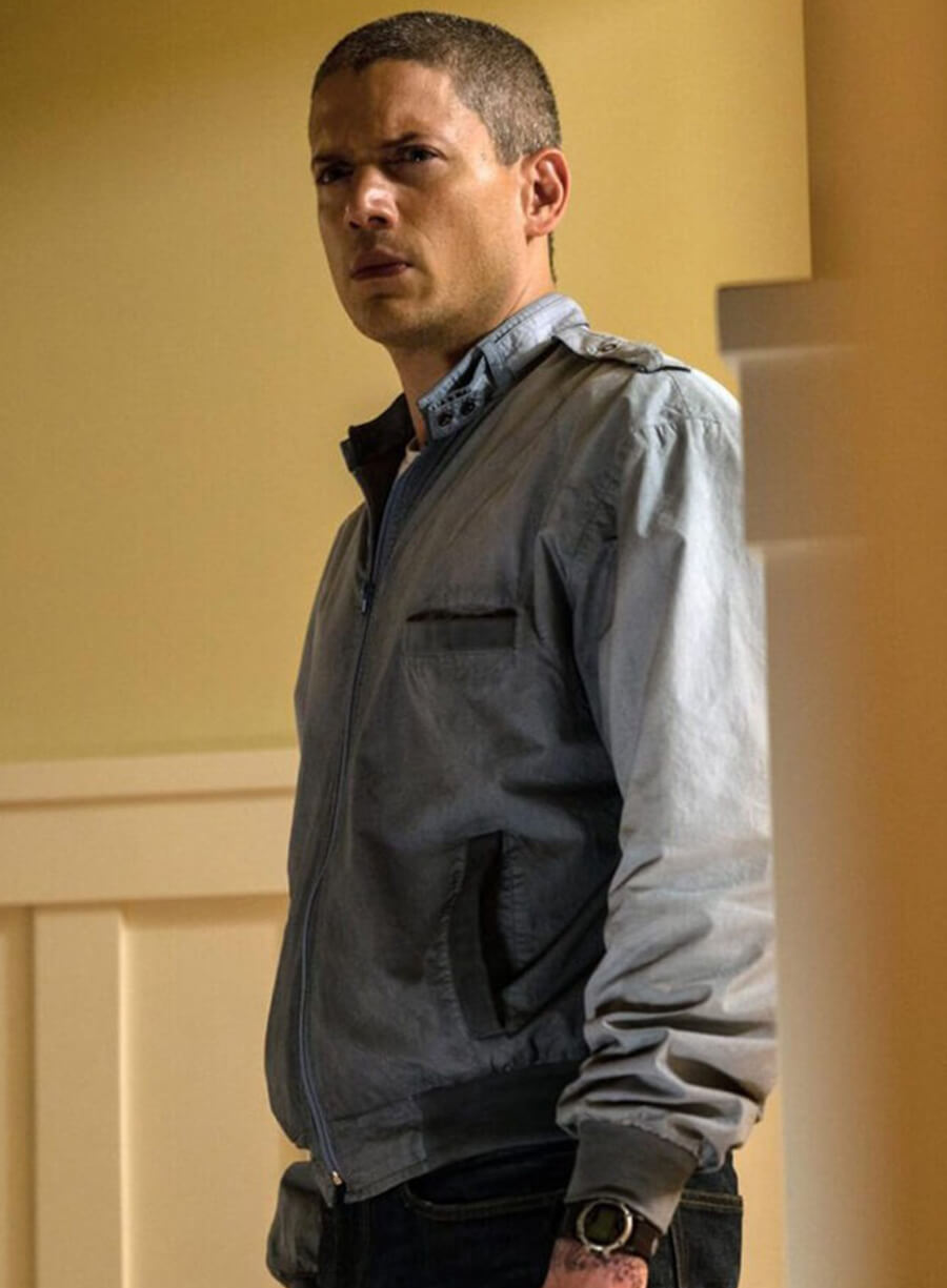 Michael Scofield Prison Break S05 Blue Bomber Jacket