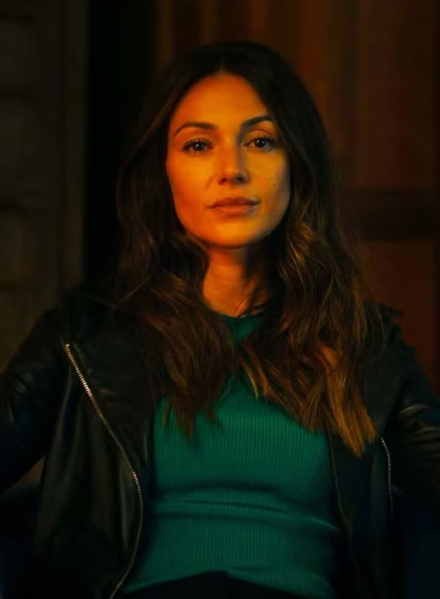 Michelle Keegan Fool Me Once Black Leather Jacket