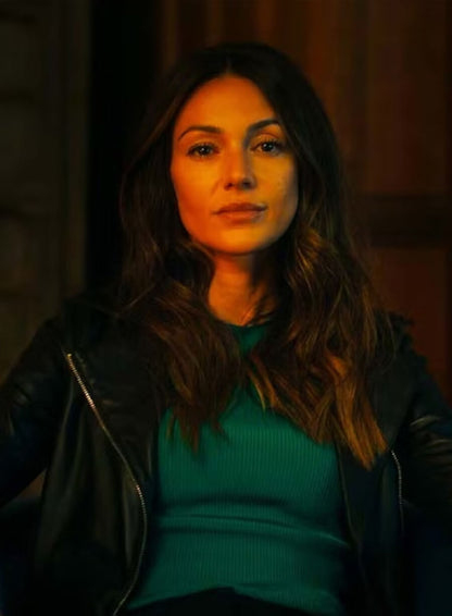 Michelle Keegan Fool Me Once Black Leather Jacket