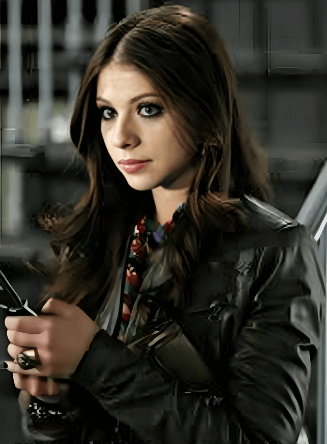  Michelle Trachtenberg Gossip Girl Black Leather Jacket