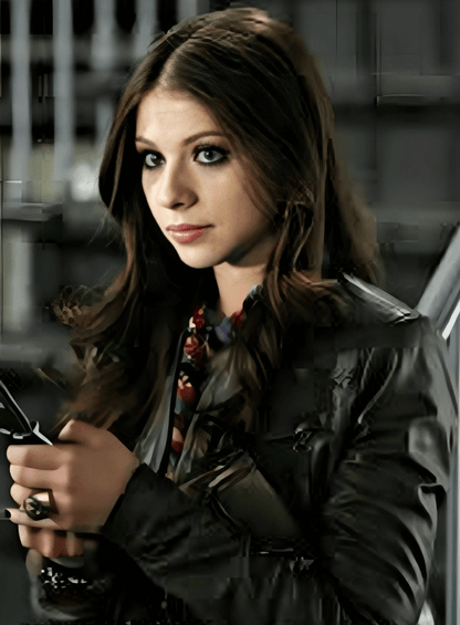  Michelle Trachtenberg Gossip Girl Black Leather Jacket