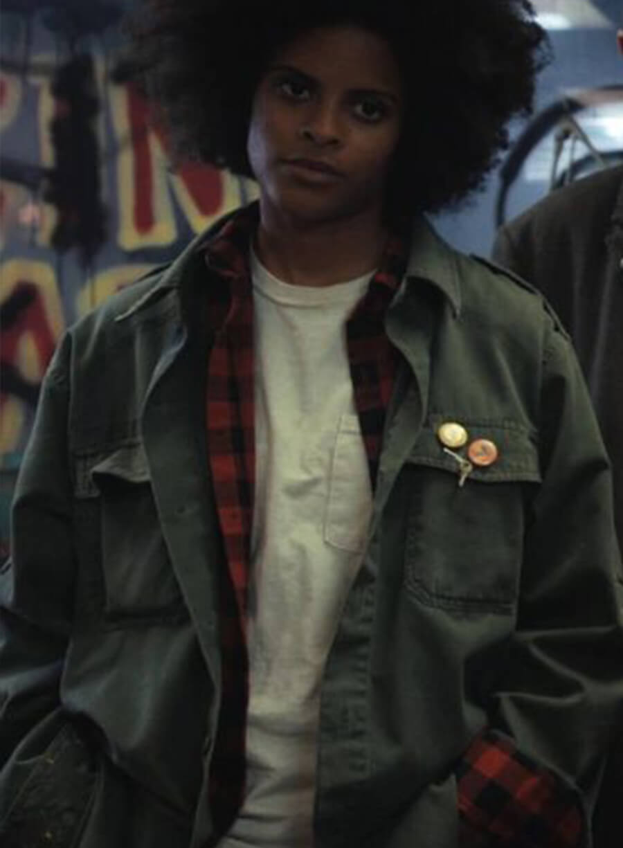 Mick Stranger Things Green Cotton Jacket