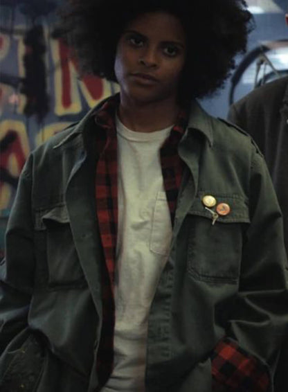 Mick Stranger Things Green Cotton Jacket
