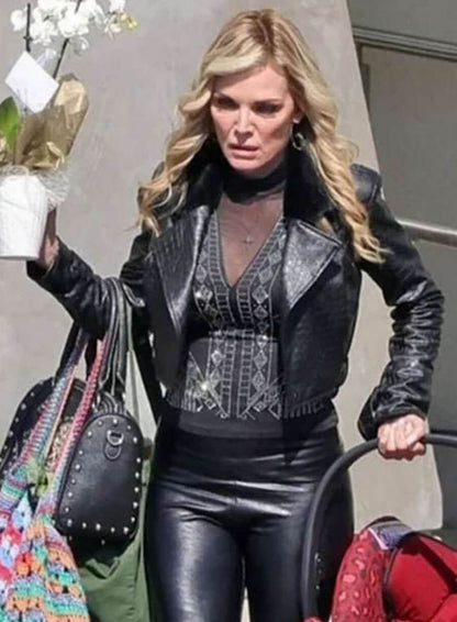 Millet Margo’s Got Money Troubles Cropped Leather Jacket