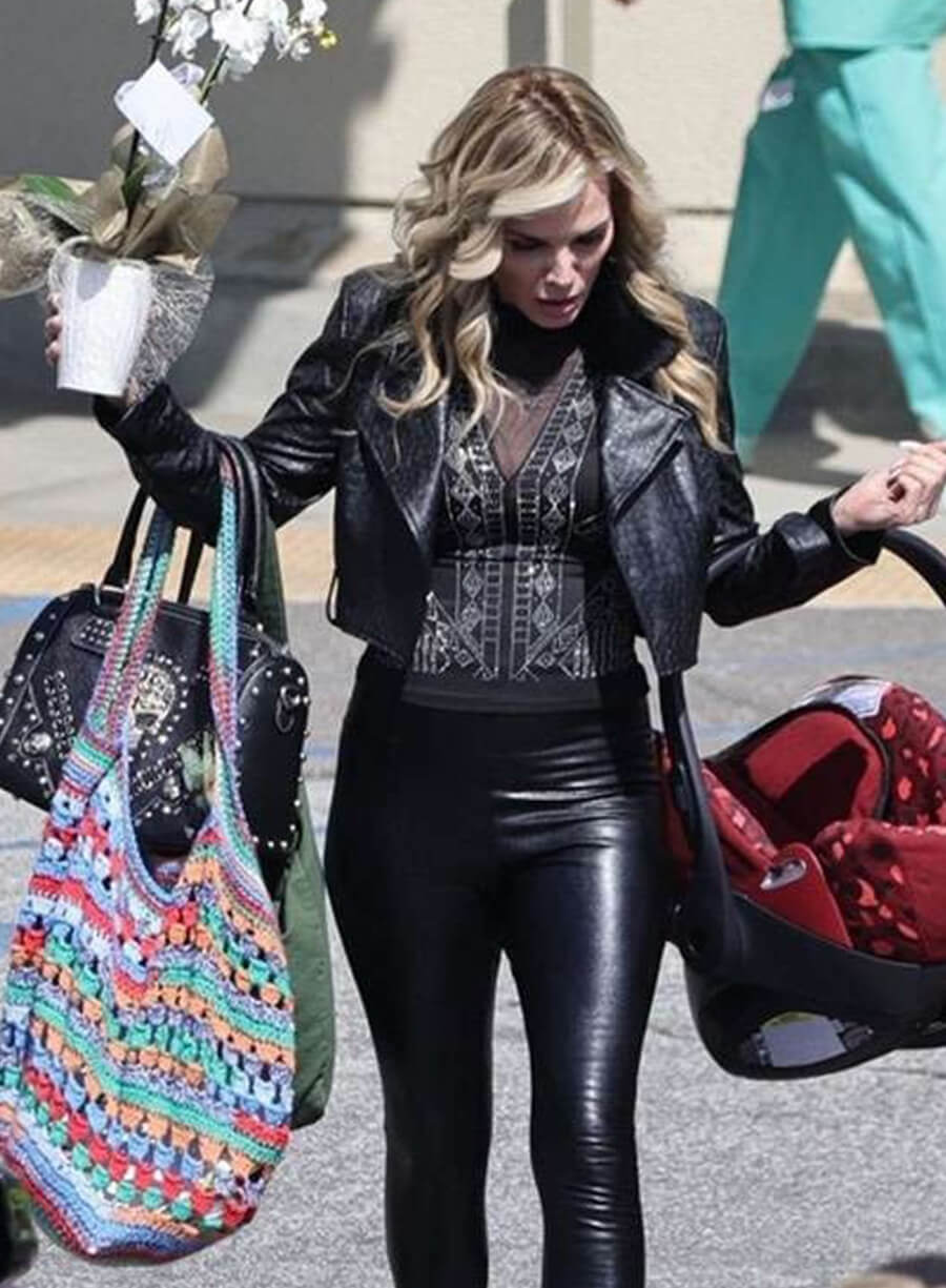 Millet Margo’s Got Money Troubles Cropped Leather Jacket