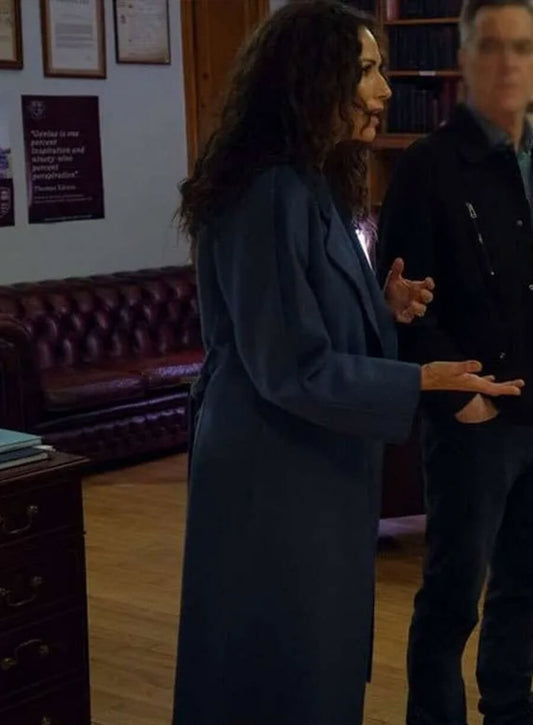 Minnie Driver Run Away Trench Wool Coat