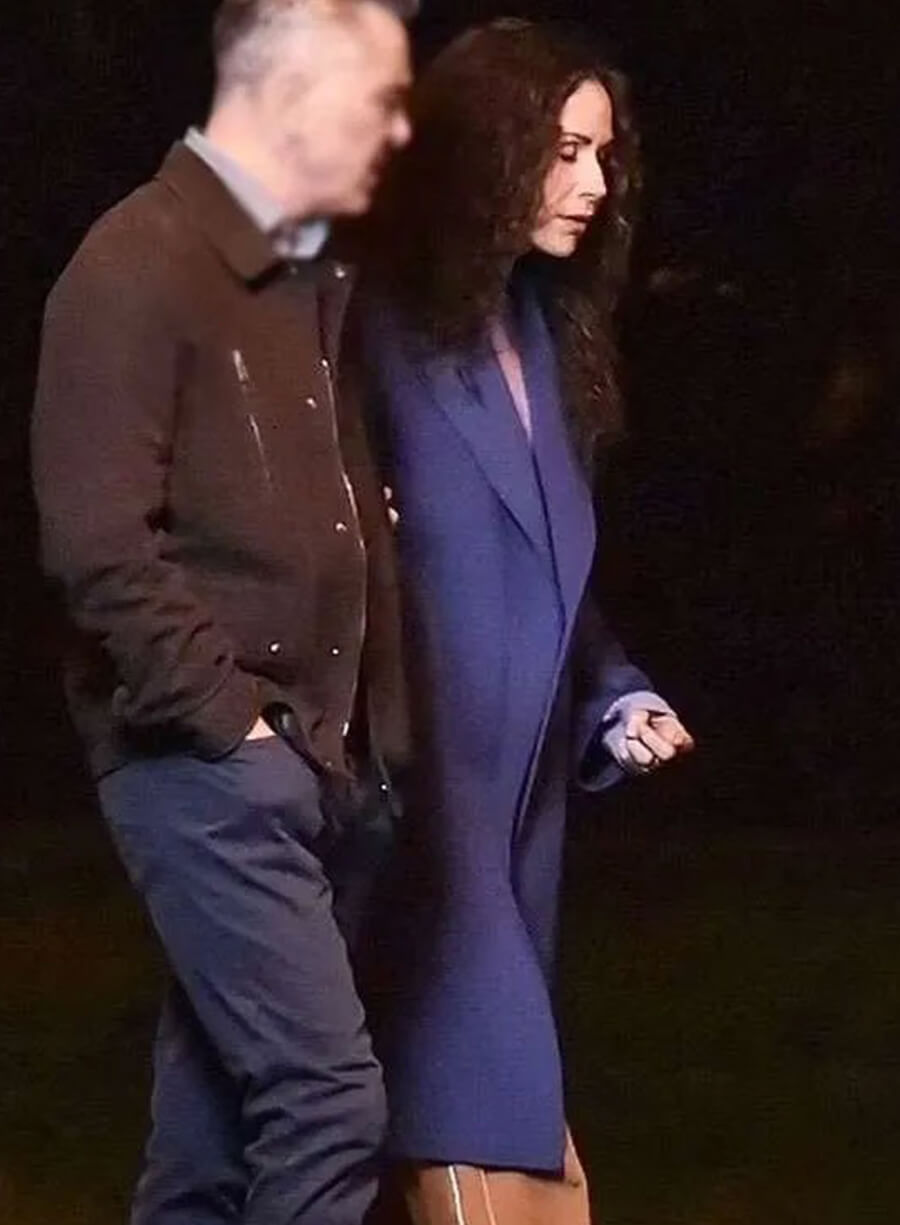 Minnie Driver Run Away Trench Wool Coat