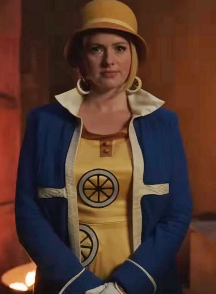 Miss Valentine One Piece Season 02 Blue Fleece Jacket