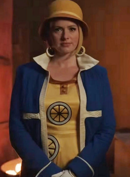 Miss Valentine One Piece Season 02 Blue Fleece Jacket