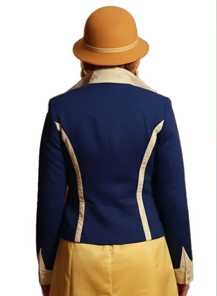 Miss Valentine One Piece Season 02 Blue Fleece Jacket
