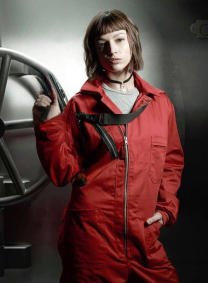 Money Heist La Casa De Papel Tokyo Red Jumpsuit