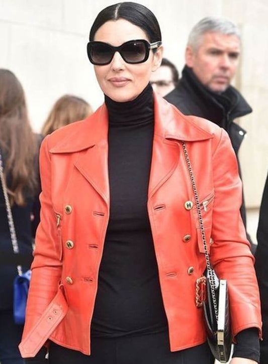 Monica Bellucci Leather Jacket