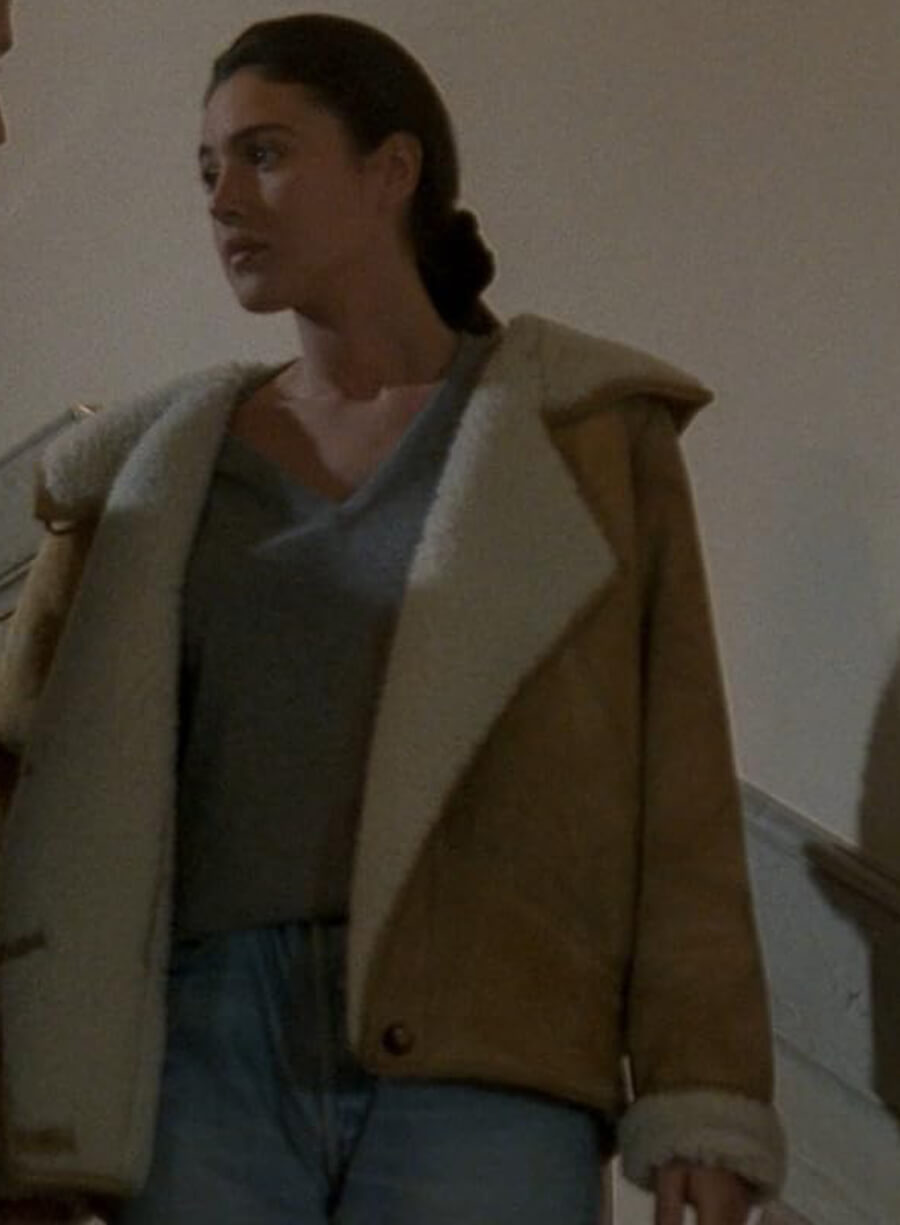 Monica Bellucci The Raffle Suede Jacket
