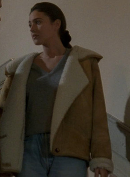 Monica Bellucci The Raffle Suede Jacket