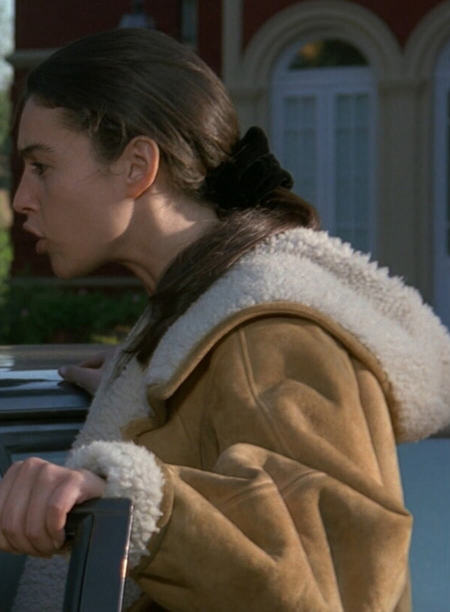 Monica Bellucci The Raffle Suede Jacket
