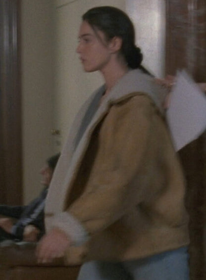 Monica Bellucci The Raffle Suede Jacket