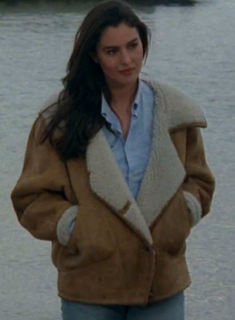 Monica Bellucci The Raffle Suede Jacket