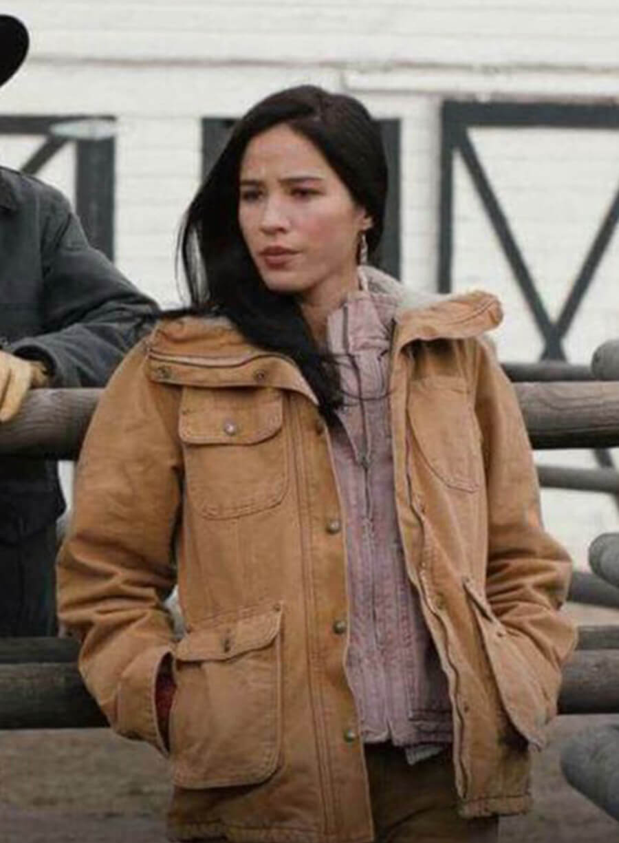 Monica Dutton Brown Cotton Jacket