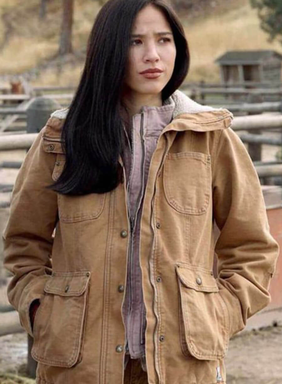 Monica Dutton Brown Cotton Jacket