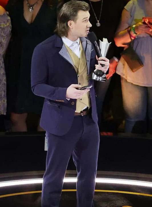 Morgan Wallen ACM Awards 2022 Blue Suit